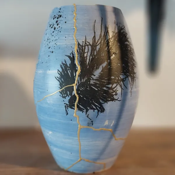 Hors-Hair blue & Kintsugi