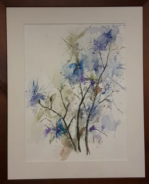 Flowers blue